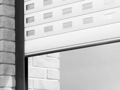 картинка Подъемные гаражные ворота серии Prestige магазин Одежда+ являющийся официальным дистрибьютором в России 