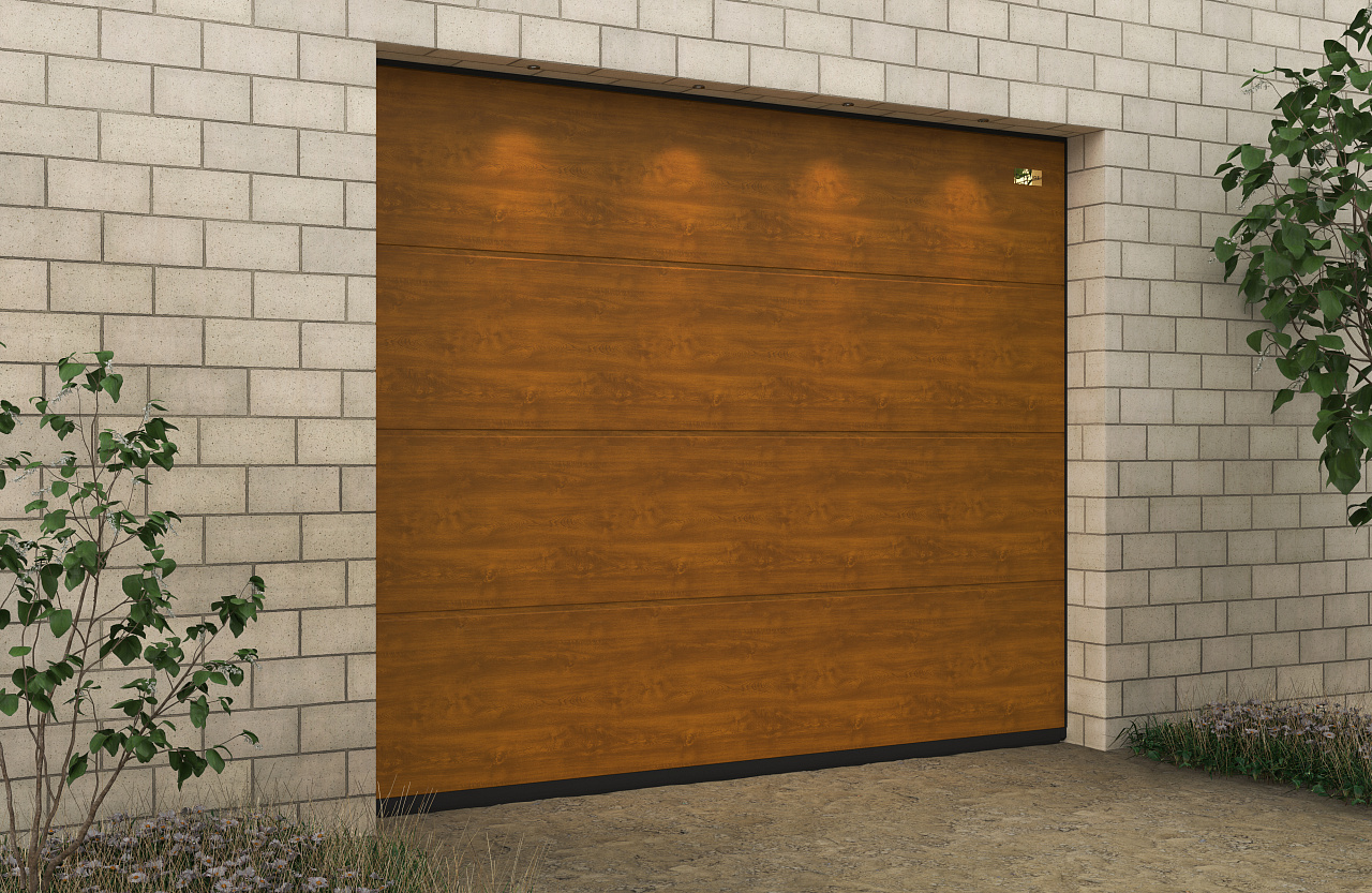 картинка Секционные ворота серии Prestige 2500x2500 магазин Одежда+ являющийся официальным дистрибьютором в России 