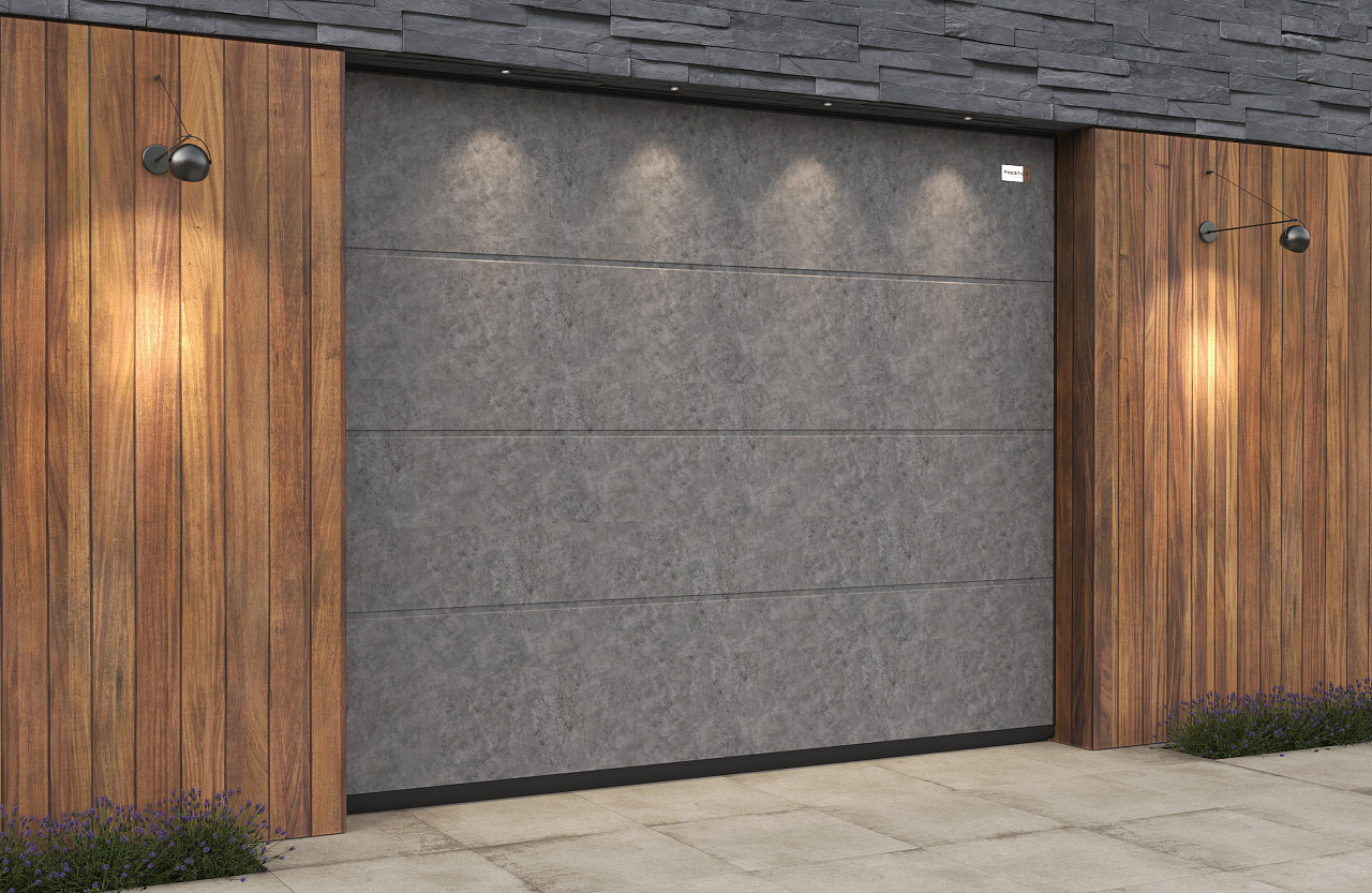 картинка Секционные ворота серии Prestige 2800x2750 магазин Одежда+ являющийся официальным дистрибьютором в России 